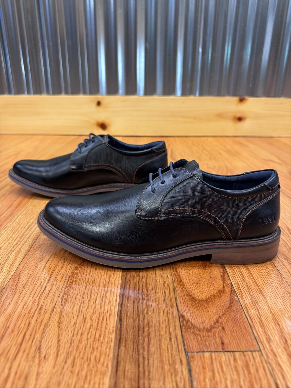 Freeman Ronan Men's Black Lace-Up Dress Shoes